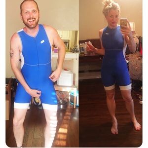 🔥Triathlon Training Suit🚴‍♀️🏊‍♀️🏃🏾‍♂️TRI Sprint Suit Unisex - Medium